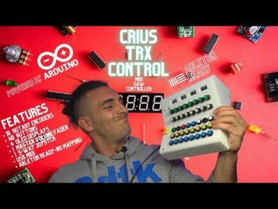 Περισσότερες πληροφορίες για "DIY Arduino MIDI DAW Controller - ABLETON READY - Crius TRX Control v1.0"