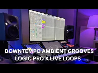 Περισσότερες πληροφορίες για "Downtempo Ambient beats in Logic pro x - Live studio session"